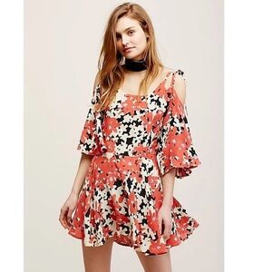 Free People One Lucina floral mini dress